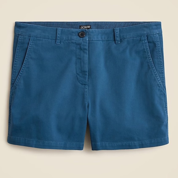J. Crew Pants - NWT! J.Crew women’s causal 4" blue heritage chino short. Women’s size 14